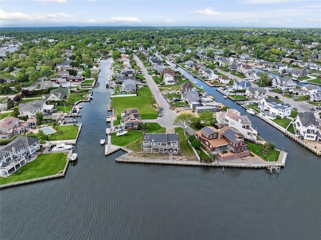 160 Sequams Ln W, West Islip, NY 11795 - aerial view of residential area featuring a large body of water