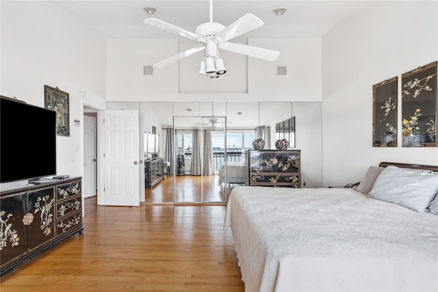 160 Sequams Ln W, West Islip, NY 11795 - bedroom with a high ceiling and wood finished floors