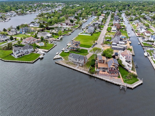 160 Sequams Ln W, West Islip, NY 11795 - aerial view of residential area with a nearby body of water