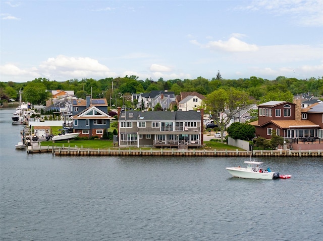 160 Sequams Ln W, West Islip, NY 11795 - water view with nearby suburban area