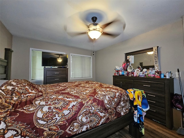 3 Allan Park Mews, Middletown, NY 10940 - bedroom featuring dark wood-style floors and ceiling fan