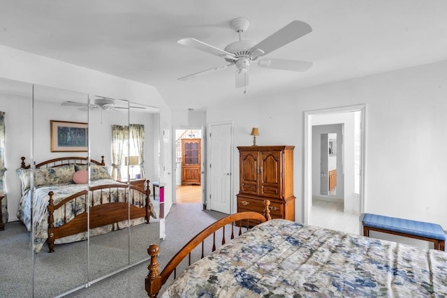 30 Julia Cir, Middle Island, NY 11953 - carpeted bedroom with ceiling fan, ensuite bath, and baseboards
