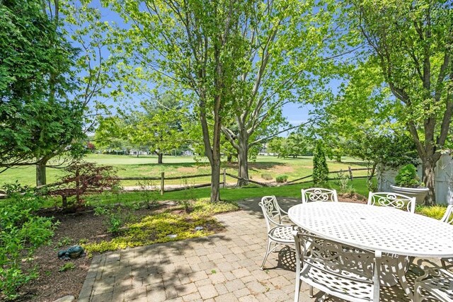 30 Julia Cir, Middle Island, NY 11953 - view of patio / terrace with outdoor dining area