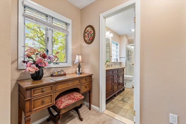 26 Tioga Dr, Jericho, NY 11753 - doorway with plenty of natural light and baseboards
