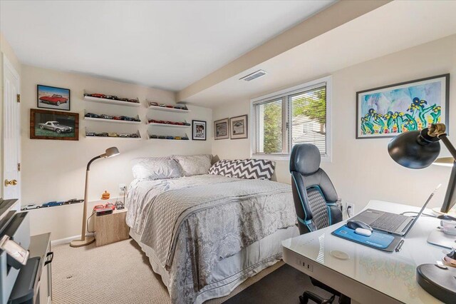26 Tioga Dr, Jericho, NY 11753 - carpeted bedroom with an office area