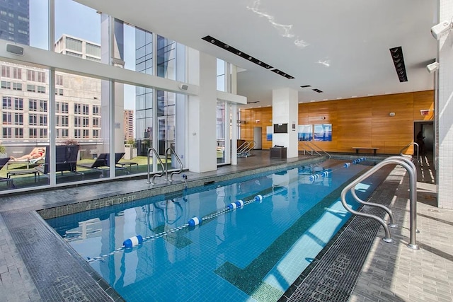 view of indoor pool