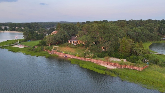 311 Noyack Rd, Southampton, NY 11968 - view of property location with a large body of water and a forest