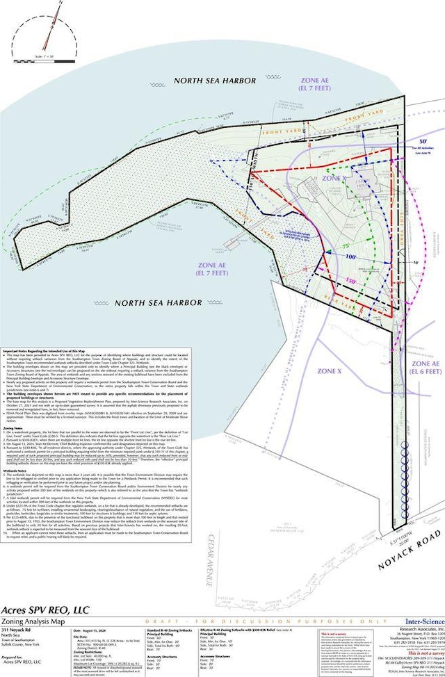 311 Noyack Rd, Southampton, NY 11968 - map / location of property area