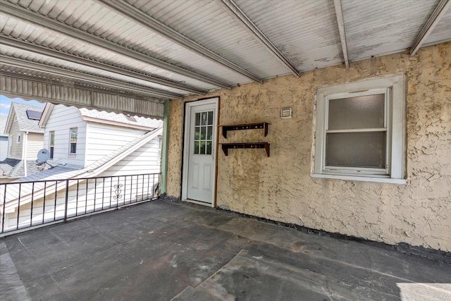 119-64 177th St, Saint Albans, NY 11434 - view of exterior entry with stucco siding
