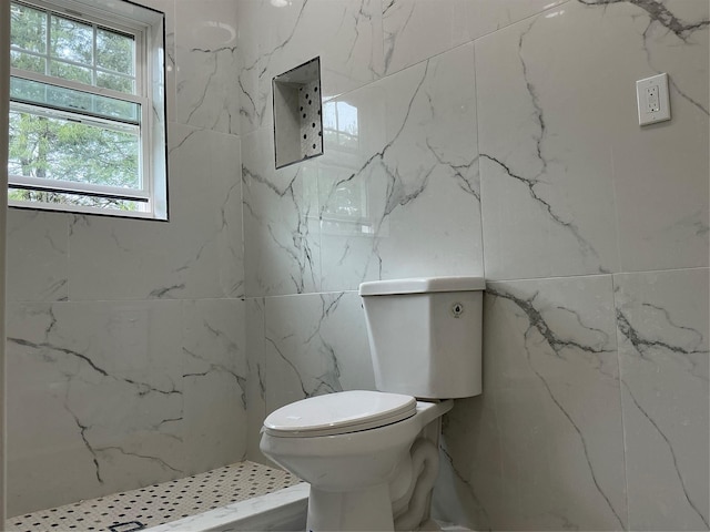 139 Miller Ave SW, Amityville, NY 11701 - full bath with toilet and a marble finish shower