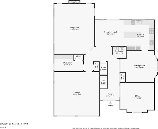 6 Murphy Ct, Blauvelt, NY 10913 - property floor plan