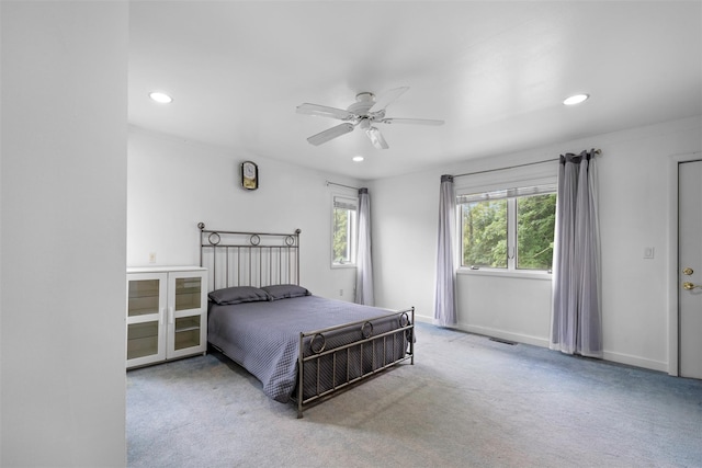 15 Oakhurst St, Huntington Station, NY 11746 - carpeted bedroom featuring recessed lighting and ceiling fan