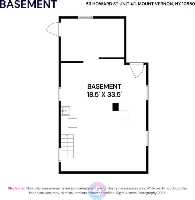 53 Howard St, Mount Vernon, NY 10550 - floor plan / room layout