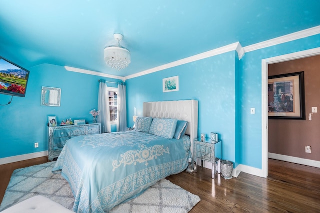 2944 Tulip Ave, Baldwin, NY 11510 - bedroom featuring crown molding, baseboards, and wood finished floors