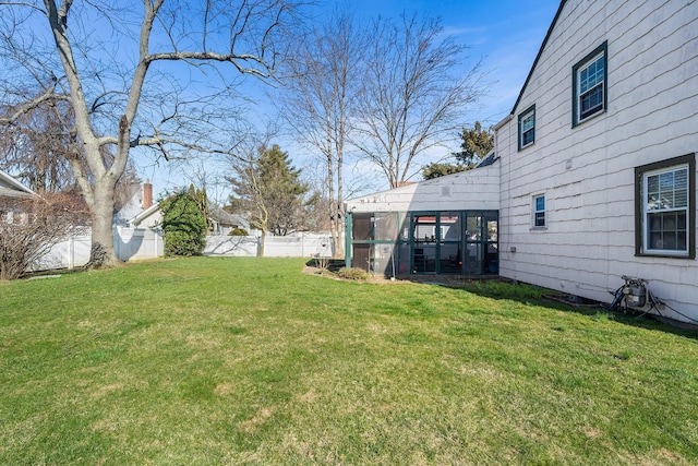 2944 Tulip Ave, Baldwin, NY 11510 - view of yard featuring a sunroom