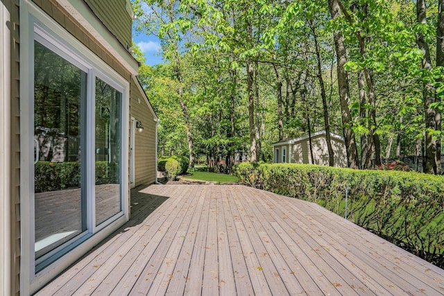 7 Mcculloch Dr, Dix Hills, NY 11746 - view of wooden terrace