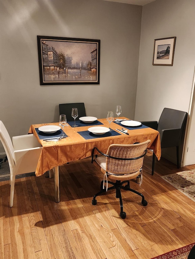 139-15 83rd Ave Unit 330, Briarwood, NY 11435 - dining space with wood-type flooring