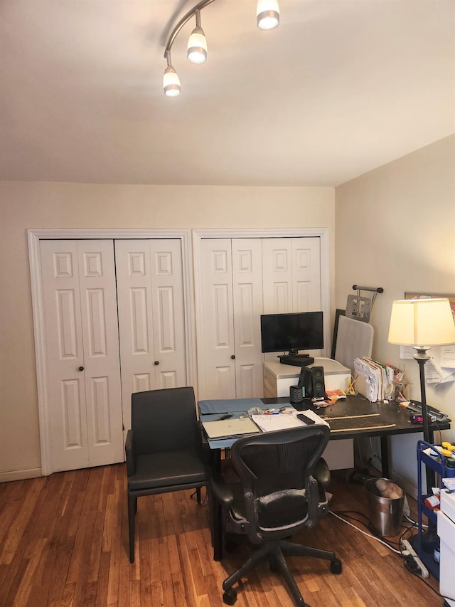 139-15 83rd Ave Unit 330, Briarwood, NY 11435 - office featuring hardwood / wood-style flooring
