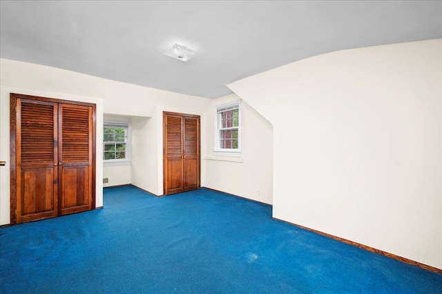 2 Ashley Rd, Hastings-On-Hudson, NY 10706 - additional living space featuring carpet floors and vaulted ceiling