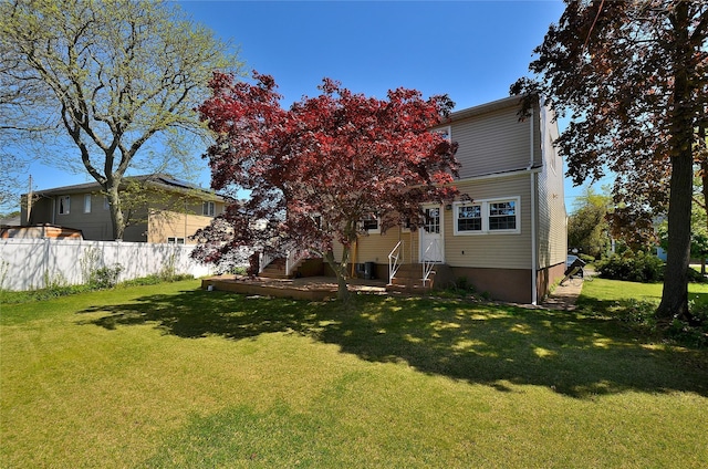 1793 Brian Ct, South Merrick, NY 11566 - view of yard featuring entry steps