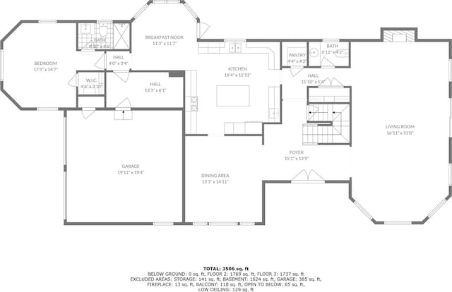 1259 Waterview Dr, Rockville Centre, NY 11570 - floor plan / room layout