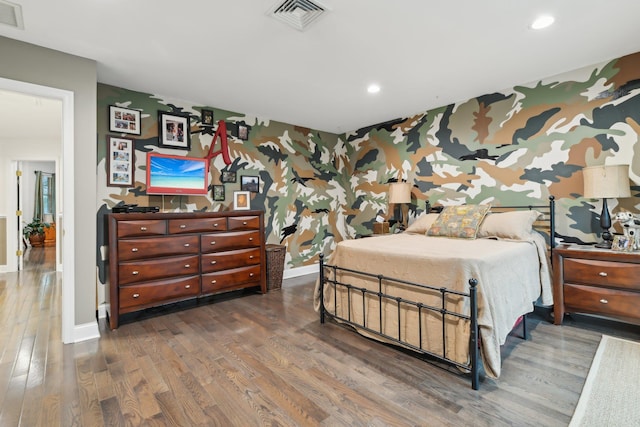 98 Beach Rd, Westhampton Beach, NY 11978 - bedroom with wood finished floors, recessed lighting, and baseboards