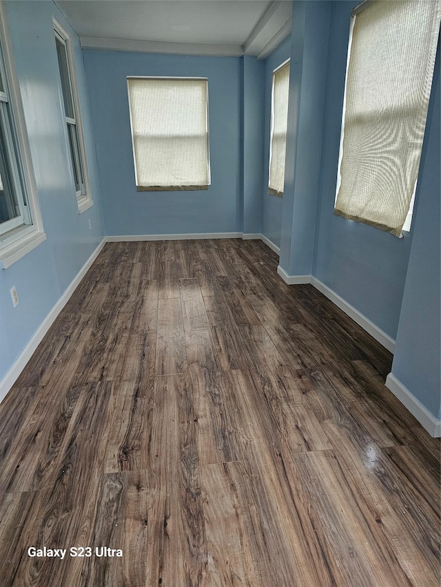 215 S 1st Ave, Mount Vernon, NY 10550 - empty room featuring wood finished floors and baseboards