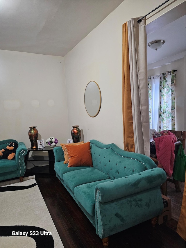 215 S 1st Ave, Mount Vernon, NY 10550 - living room with dark wood-type flooring