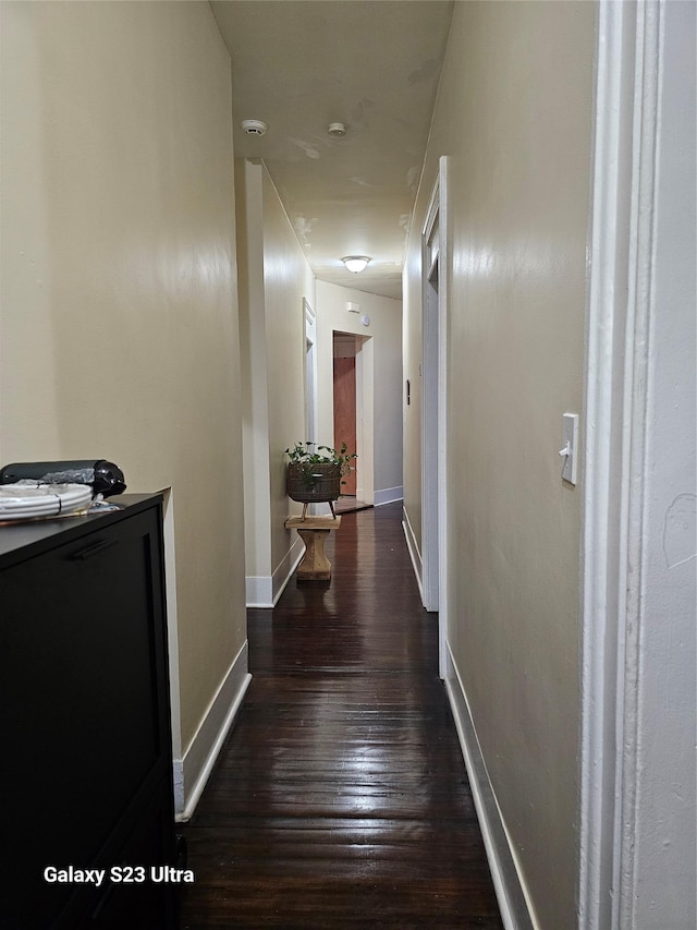 215 S 1st Ave, Mount Vernon, NY 10550 - hallway with hardwood / wood-style floors and baseboards