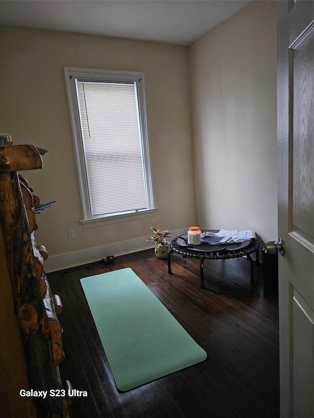 215 S 1st Ave, Mount Vernon, NY 10550 - misc room featuring wood finished floors and baseboards