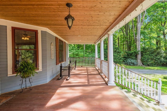 110 Red Spring Ln, Glen Cove, NY 11542 - view of wooden porch