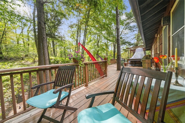 10 S Mountain Pond, Garrison, NY 10524 - view of deck