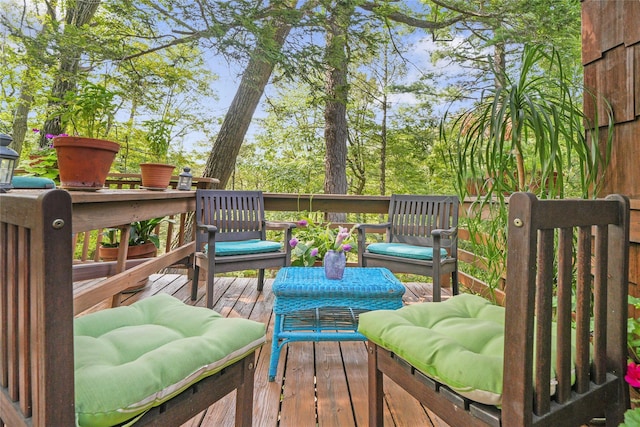 10 S Mountain Pond, Garrison, NY 10524 - view of wooden deck