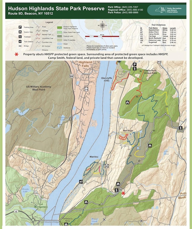 10 S Mountain Pond, Garrison, NY 10524 - map / location of property area