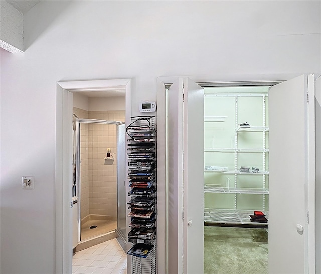 5 Water Lilly Ln, Monticello, NY 12701 - bathroom featuring a shower stall and tile patterned floors
