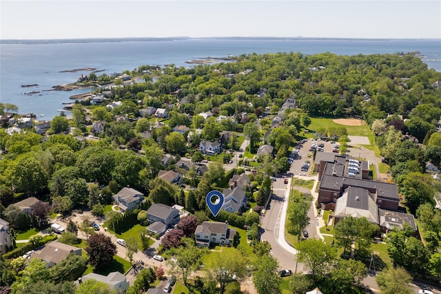 2 Robert Crisfield Pl, Rye, NY 10580 - aerial perspective of suburban area with a nearby body of water