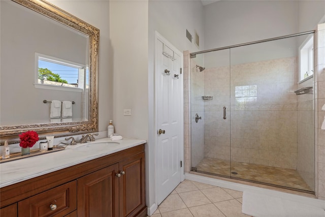 2 Robert Crisfield Pl, Rye, NY 10580 - bathroom with healthy amount of natural light, a stall shower, and tile patterned floors