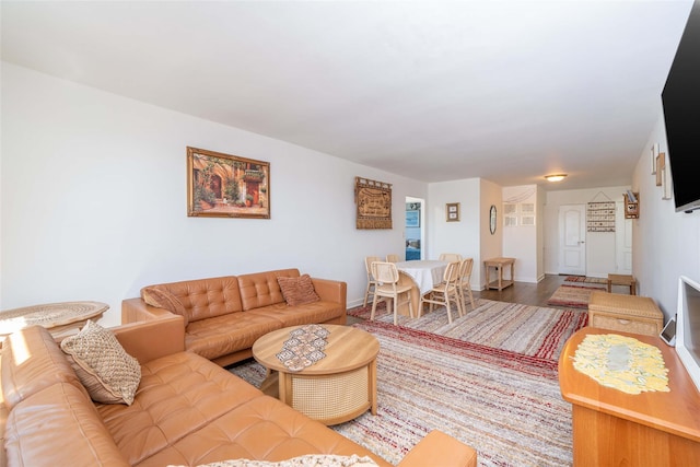 view of living area