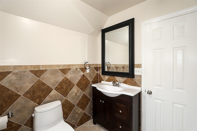 114 Frankel Blvd, Merrick, NY 11566 - half bath with toilet, vanity, and wainscoting