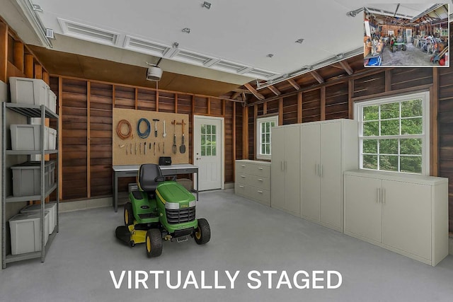 8 Townsend Blvd, Poughkeepsie, NY 12603 - garage featuring a garage door opener
