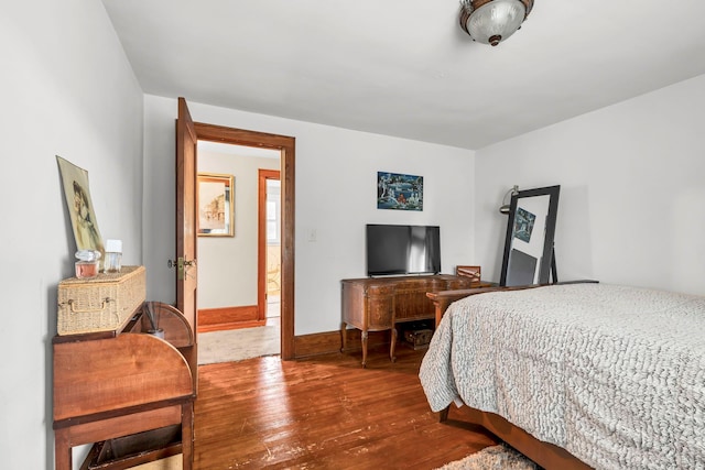8 Townsend Blvd, Poughkeepsie, NY 12603 - bedroom with dark wood finished floors and baseboards