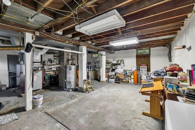 8 Townsend Blvd, Poughkeepsie, NY 12603 - unfinished below grade area featuring gas water heater