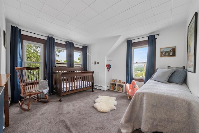 1219 Maple Ave, Peekskill, NY 10566 - bedroom featuring carpet and a baseboard radiator