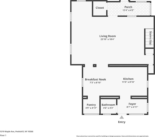 1219 Maple Ave, Peekskill, NY 10566 - floor plan / room layout