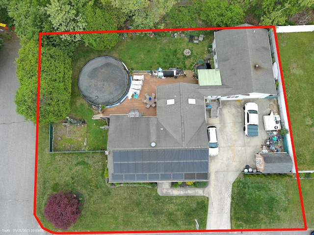 11 Crescent St, Mastic, NY 11950 - view of property location featuring property parcel outlined