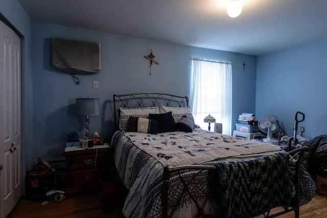 11 Crescent St, Mastic, NY 11950 - bedroom with wood finished floors