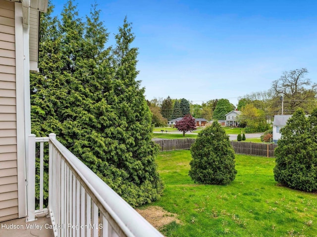 212 Commons Ln, Saugerties, NY 12477 - view of yard with a balcony