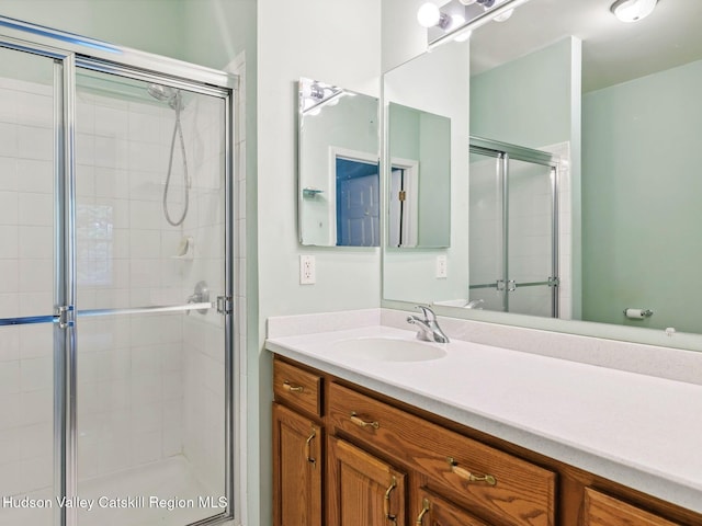 212 Commons Ln, Saugerties, NY 12477 - bathroom featuring a shower stall and vanity