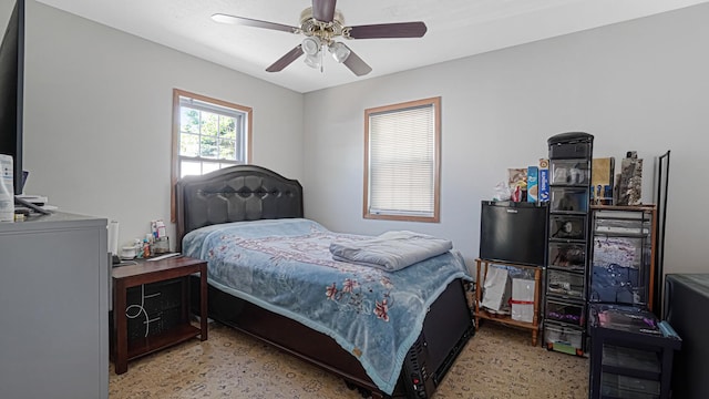 871 Val Park Ave, Valley Stream, NY 11580 - bedroom with ceiling fan