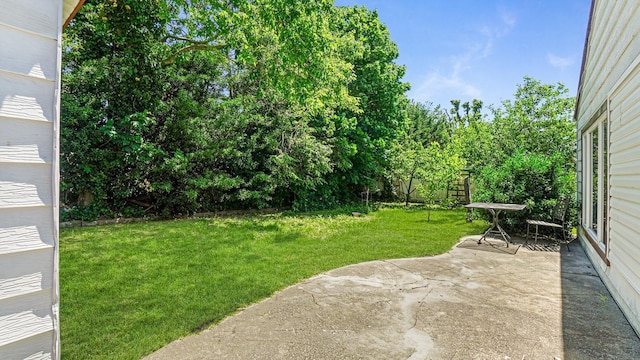 871 Val Park Ave, Valley Stream, NY 11580 - view of green lawn featuring a patio area